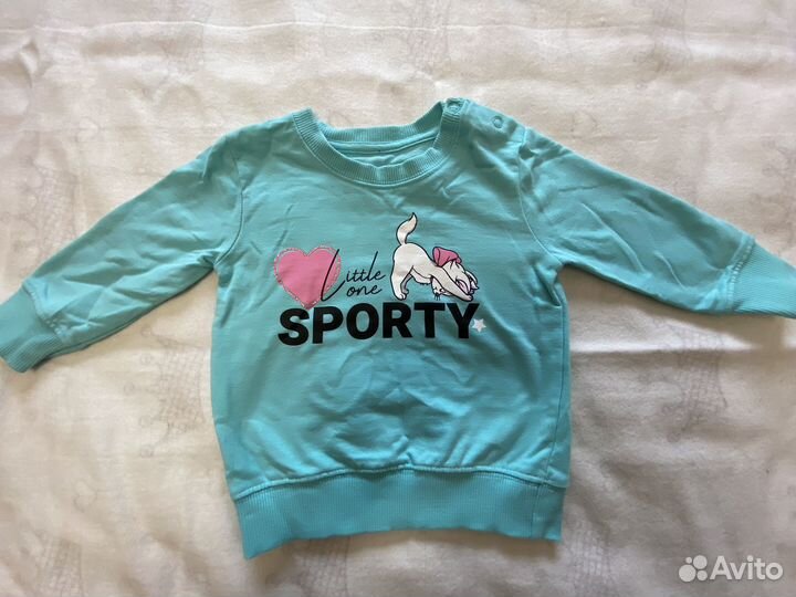 Вещи пакетом на девочку 80-86