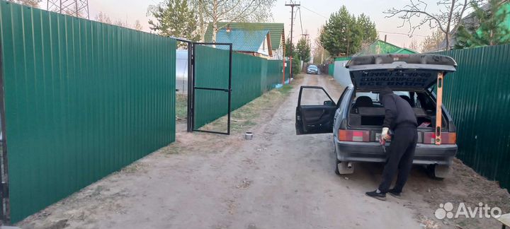 Установка забор