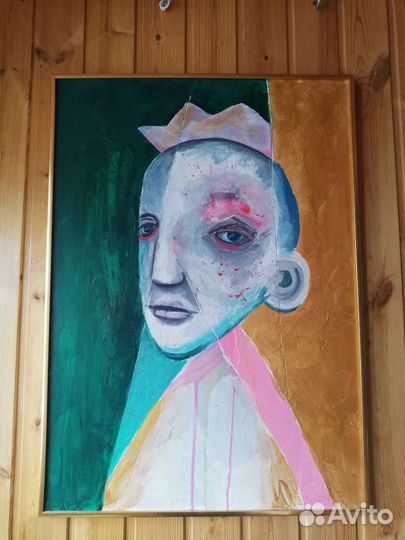 Картина акрилом на холсте