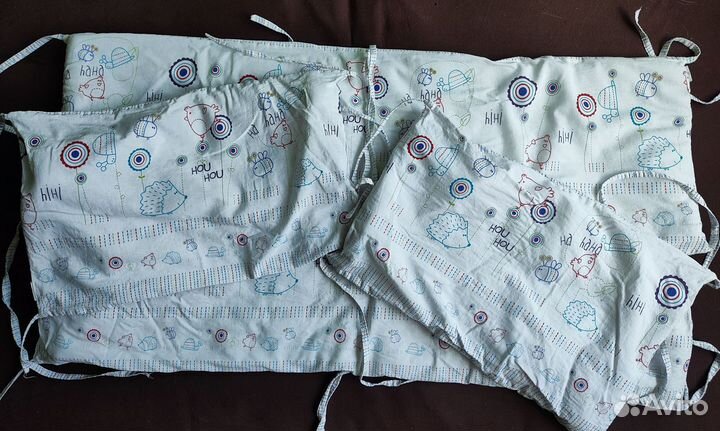 Бортики в детскую кроватку