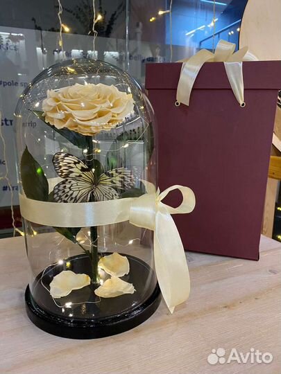 Роза в колбе оптом