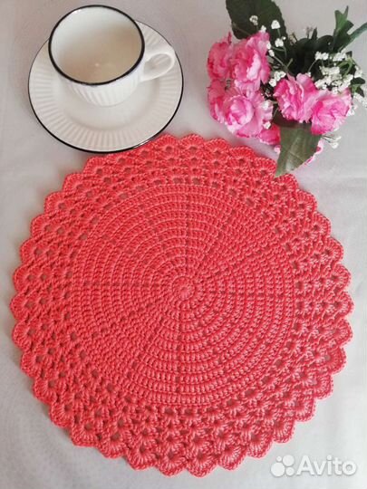 Салфетка вязаная