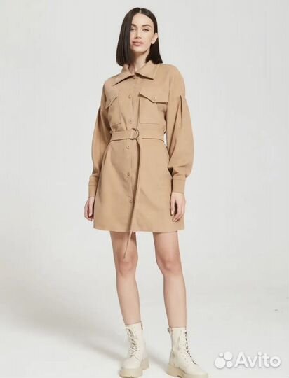 Платье-рубашка и брюки