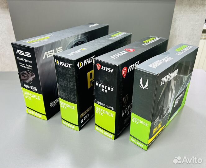 Видеокарты GTX 1660 super 6GB gddr6 в ассортименте