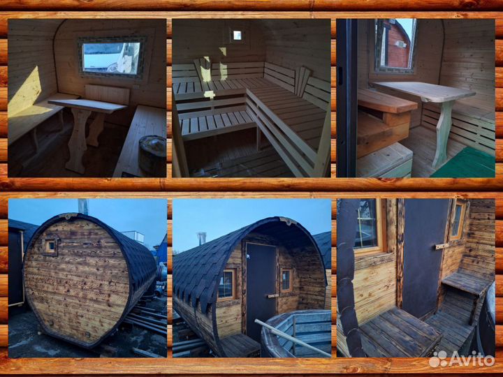 Баня бочка под ключ