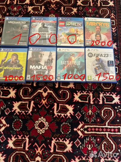 Диски на пс5-пс4