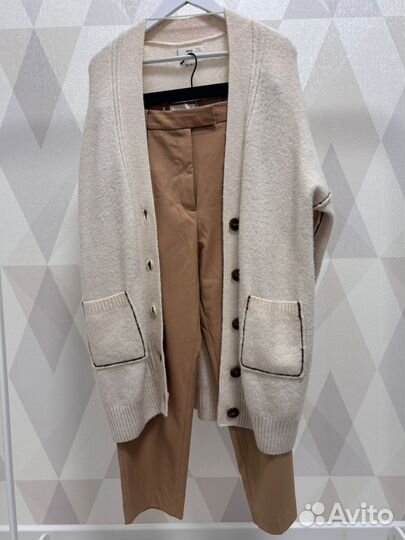 Комплект брюки и кардиган Mango