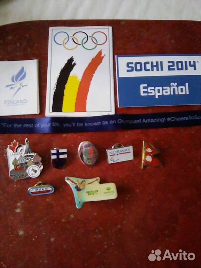 Значки Олимпиада сочи 2014