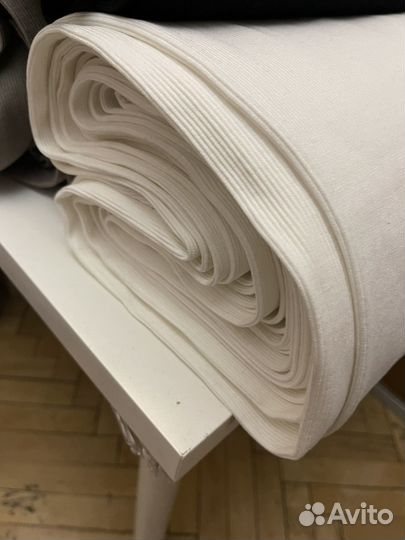 Остатки ткани кашкорсе и рибана