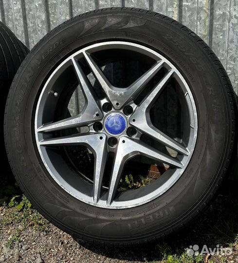 Диски с резиной на mercedes r18