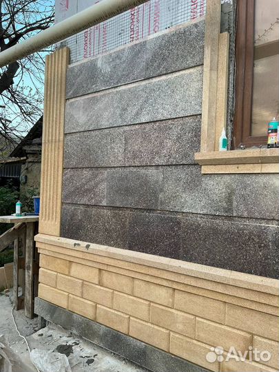 Облицовка дагестанским камнем