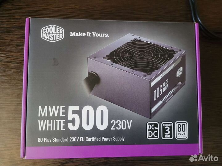 Блок питания Cooler master mwe 500W V2