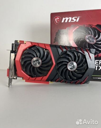 Видеокарта msi GTX 1080 gaming x