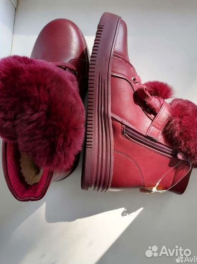 Тёплые ботинки на девочку