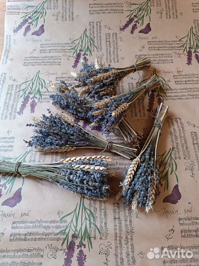 Цветы для души(лаванда сухоцвет.доставка бесплатно