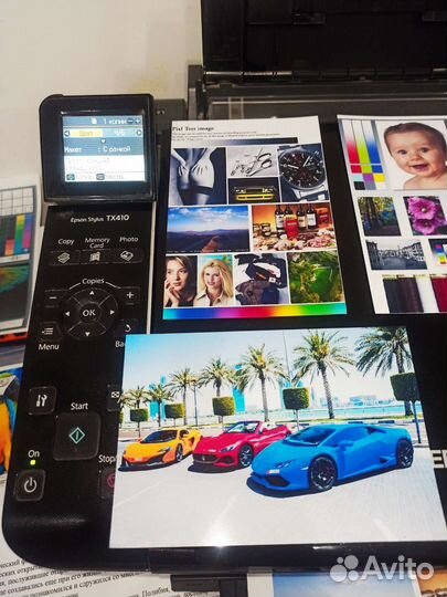 Мфу струйное Epson TX410 с снпч
