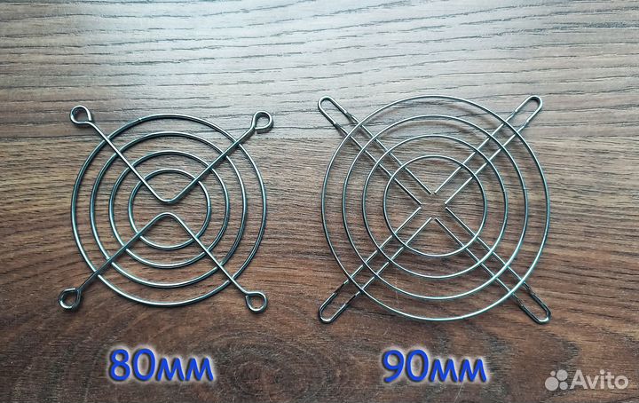 Вентиляторы (кулеры) от 40мм до 140мм. Решетки