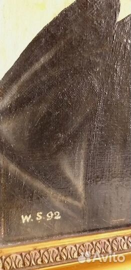 Портрет, холст, масло, Англия, 19 век