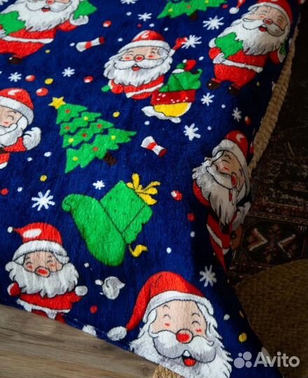 Плед новогодний