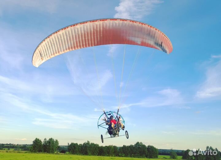 Полет на параплане с инструктором