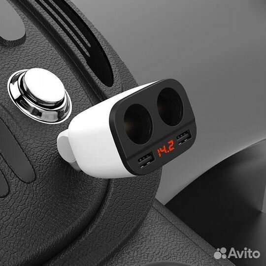 Автомобильное зарядное устройство Hoco Z28 - разве
