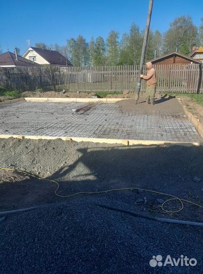 Фундамент монолитная плита под ключ