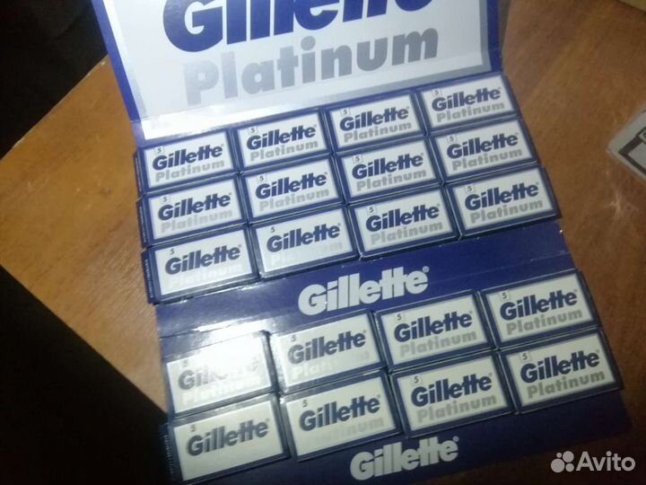 Лезвия Gillette platinum
