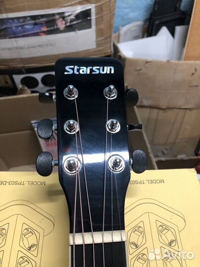 Акустическая гитара Starsun DG220c-p Black (арт. 2