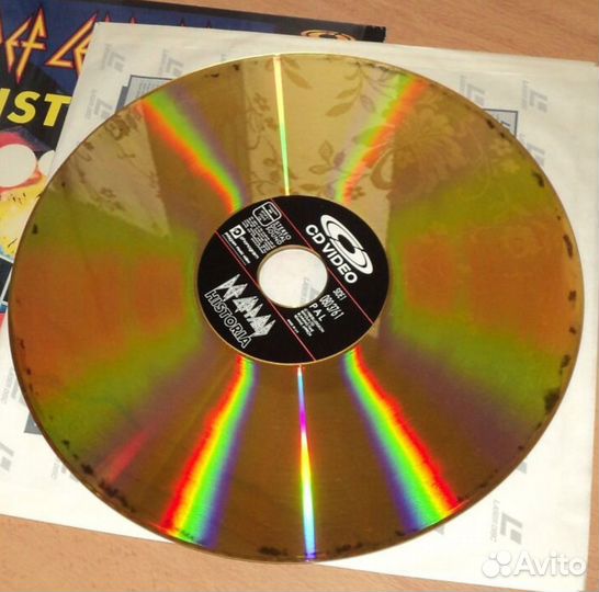 Laserdisc LD Def Leppard Historia