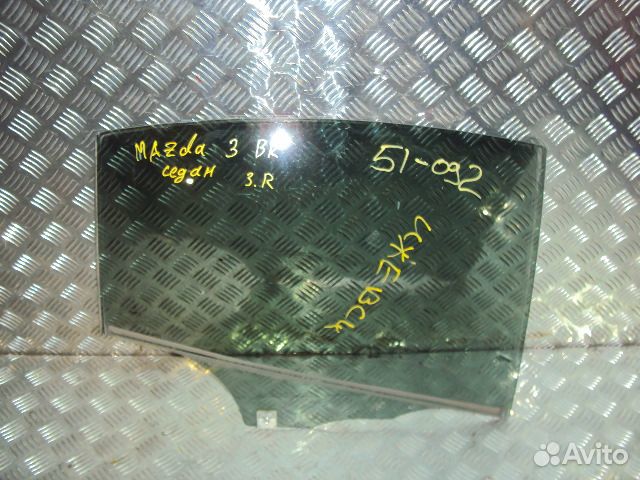 Стекло Mazda 3 BK (02-09) седан зад R б\у