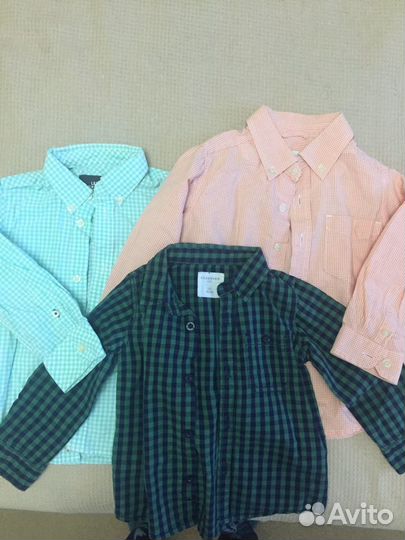 Рубашки и брюки от 86 до 98 разм