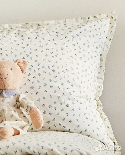 Постельное белье в нежный цветочек Zara home