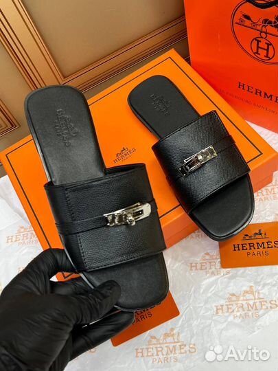 Шлепки Сланцы Hermes женские Размер 36-40
