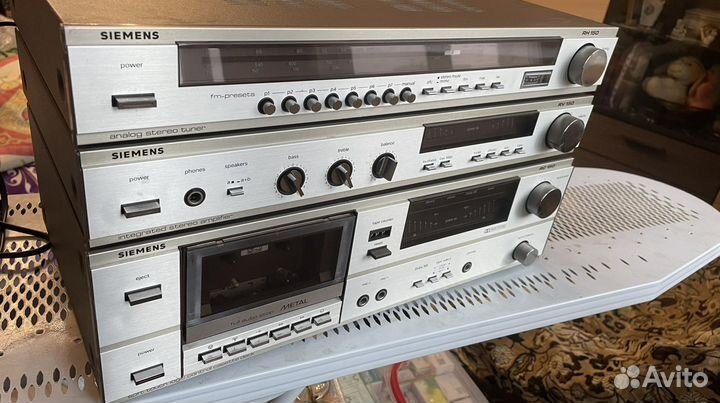 Дека усилитель тюнер Siemens раритет
