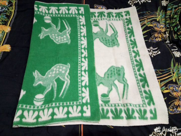 Детское верблюжье шерстяное одеяло