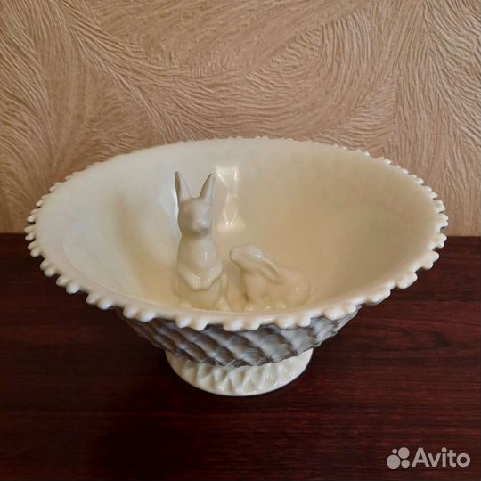 Ваза конфетница Зайки