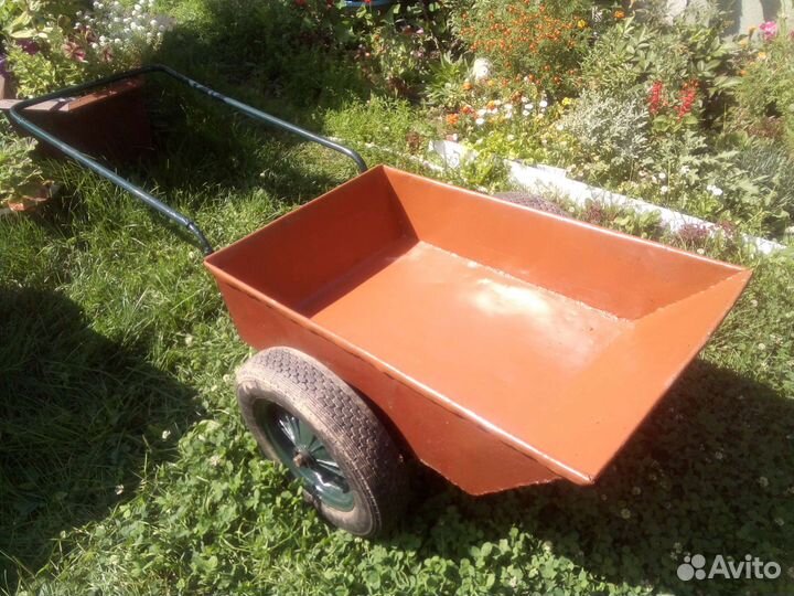 Тележка строительная садовая прицеп вело 2х колёс