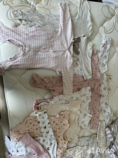 Детские вещи пакетом от 0 до 6 месяцев