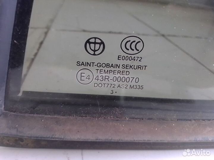 Стекло двери заднее правое глухое (Brilliance V5)