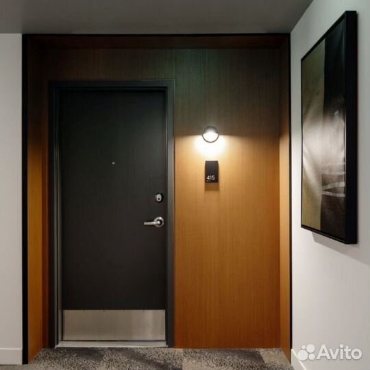 Двери для гостиницы PVC шпон эмаль