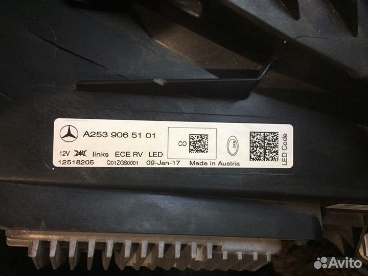 Фара левая Mercedes 253 GLC 15-18г