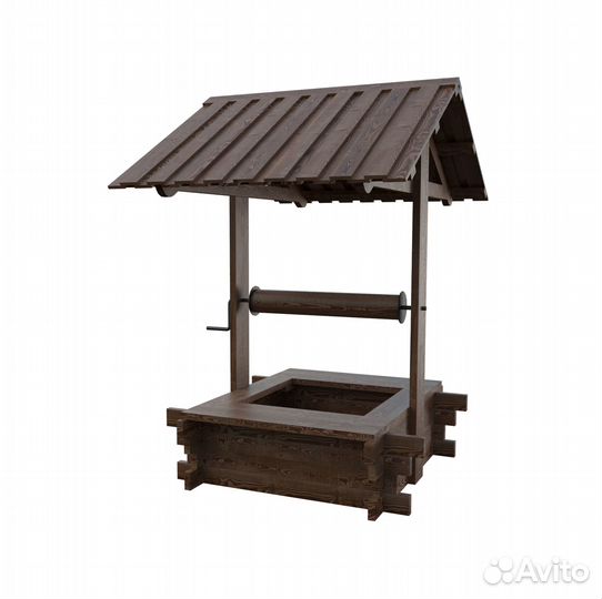 Домик для колодца / деревянный колодец