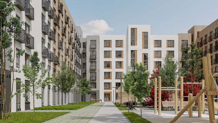 1-к. квартира, 56,3 м², 4/6 эт.