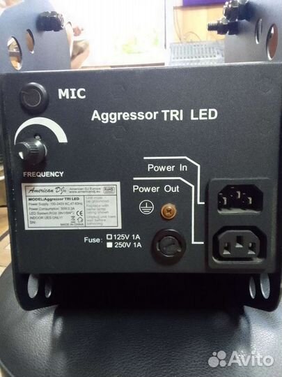 American DJ Aggressor tri led