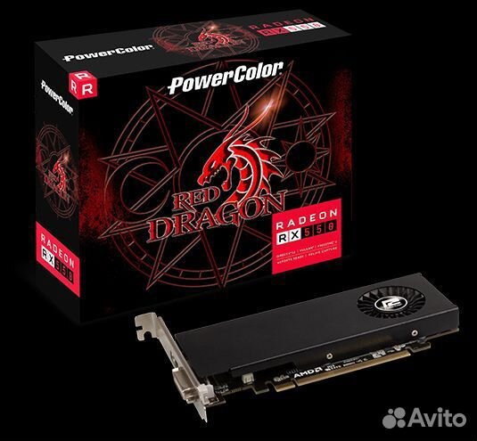 Видеокарта radeon rx550 4gb