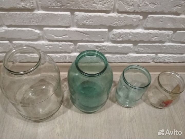 Стеклянные банки 0 5 л, 0,7 л, 2-х литровые, 3-х л