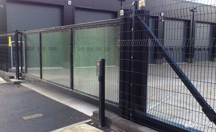 Ворота откатные качественно прочные