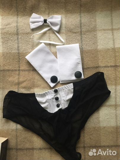 Мужской ролевой костюм официанта/джентельмена, р