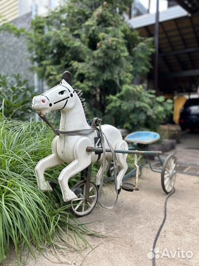 Педальный конь СССР вело лошадка каталка