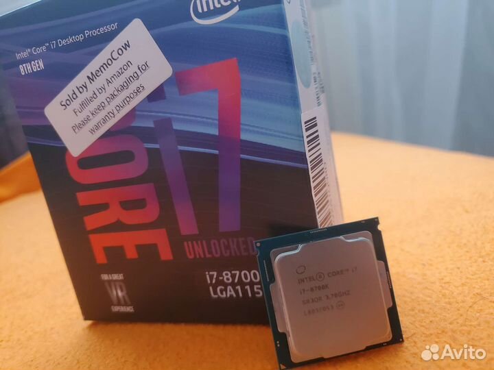 Процессор intel core i7 8700k Coffee Lake-S 8thGen